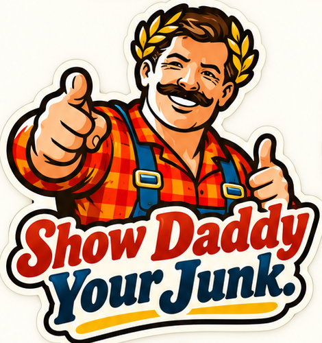 Load Daddy pointing at you, thumbs up